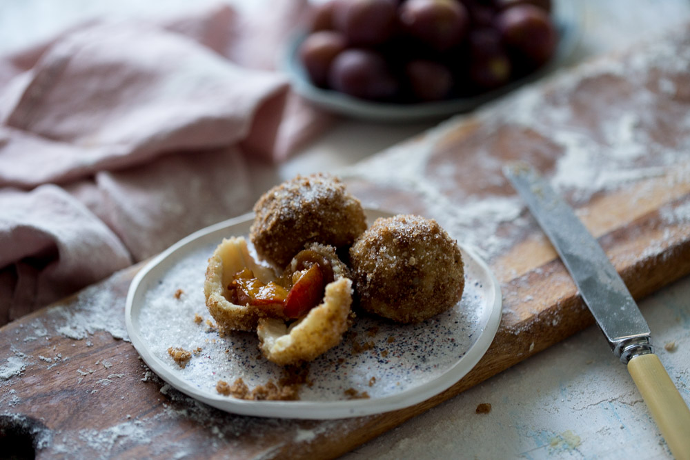 Croatian recipe Knedle Plum Dumplings