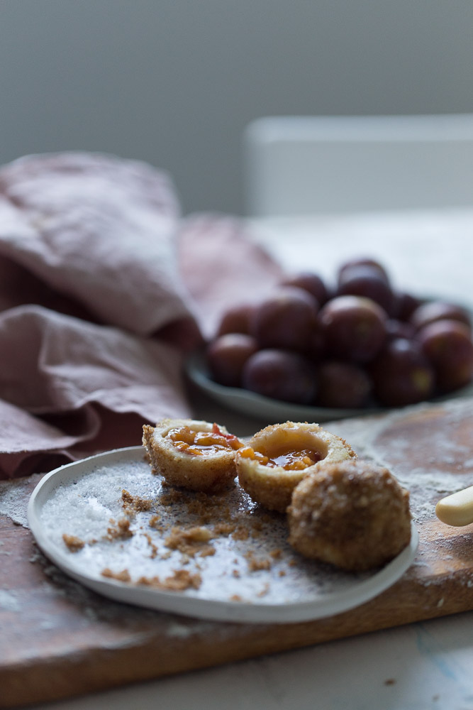 Croatian recipe Knedle Plum Dumplings